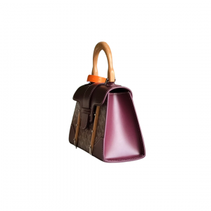 Alternative view of Goyard Saigon Mini Structure Bag Burgundy