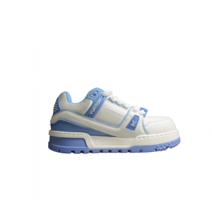 Alternative view of Louis Vuitton Trainer Maxi Powder Blue/White