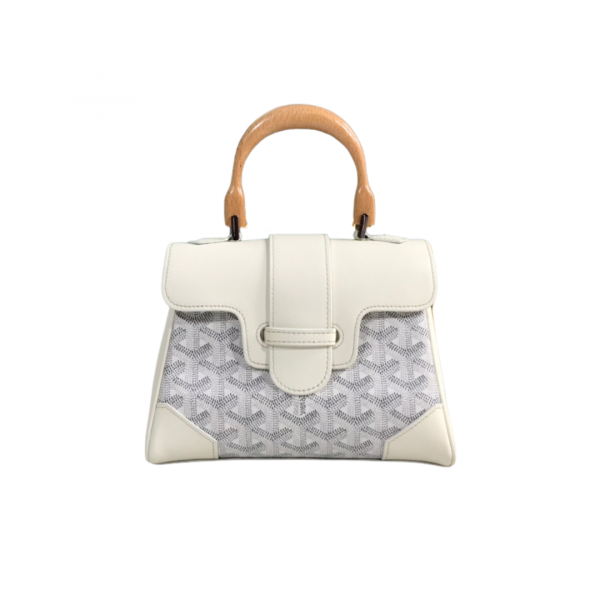 Goyard Saigon Bag Mini White
