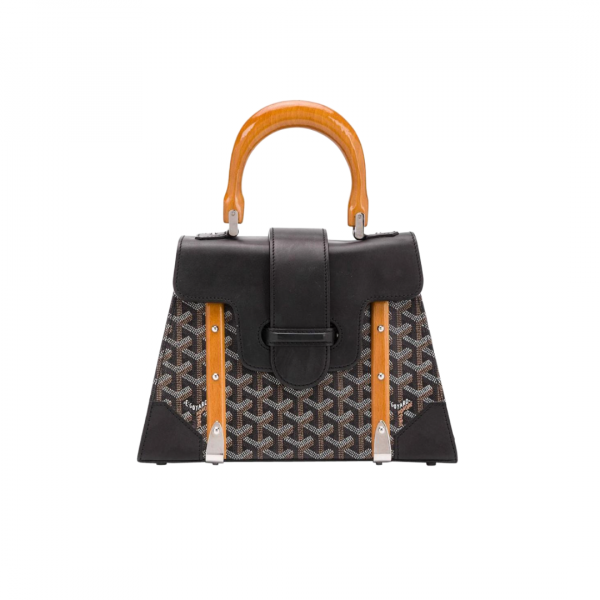 Goyard Saigon Mini Structure Bag Black/Grey