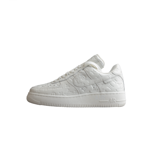 louis Vuitton + Nike Air Force 1 White