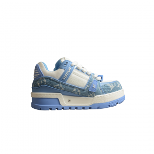 Alternative view of Louis Vuitton Trainer Maxi Light Blue/White