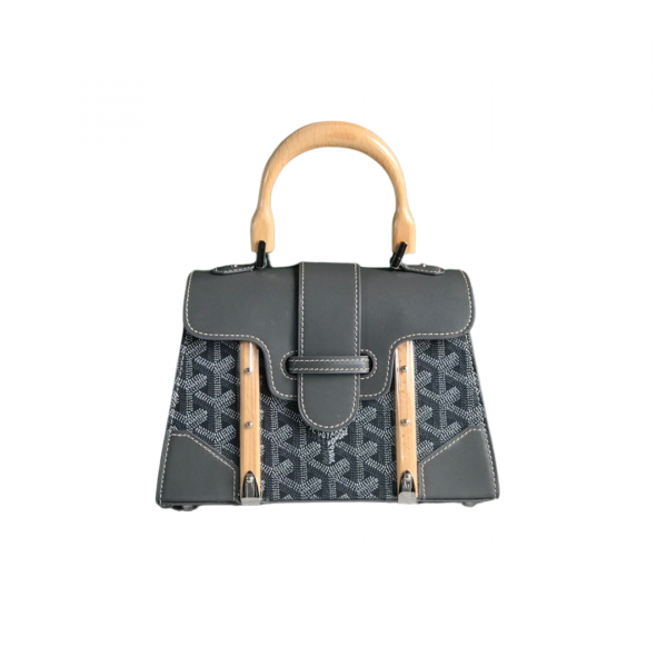 Goyard Saigon Mini Structure Bag Grey