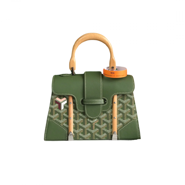 Goyard Saigon Structure PM Bag Green