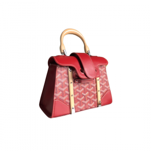 Alternative view of Goyard Saigon Mini Structure Bag Red
