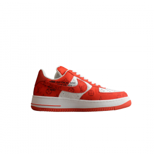 Alternative view of louis Vuitton + Nike Air Force 1 Red/White