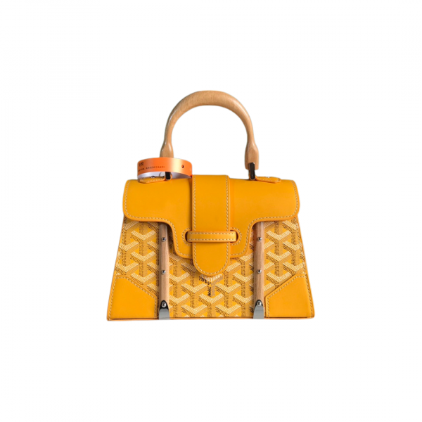 Goyard Saigon Mini Structure Bag Yellow