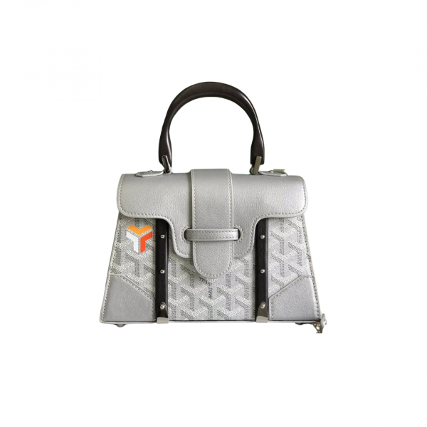 Goyard Saigon Structure PM Bag Silver