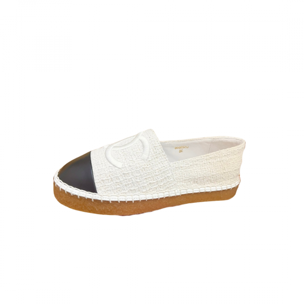 Chanel White Espadrillas