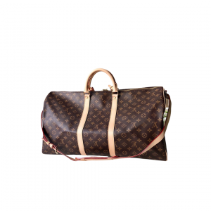 Alternative view of Louis Vuitton Keepall 55 Luggage Bag Brown
