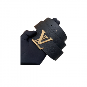 Alternative view of Louis Vuitton Monogram Eclipse Mens Belt Black/Gold
