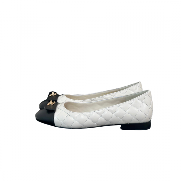 Chanel White Ballerina