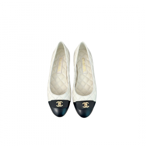 Alternative view of Chanel White Ballerina