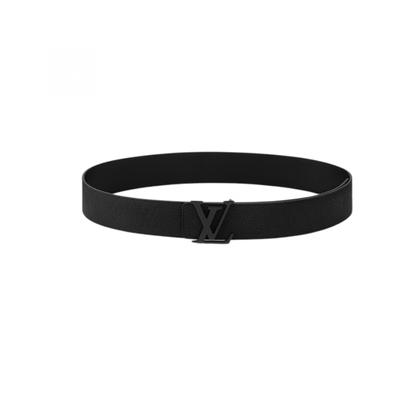 LV Initiales Matte Black Belt