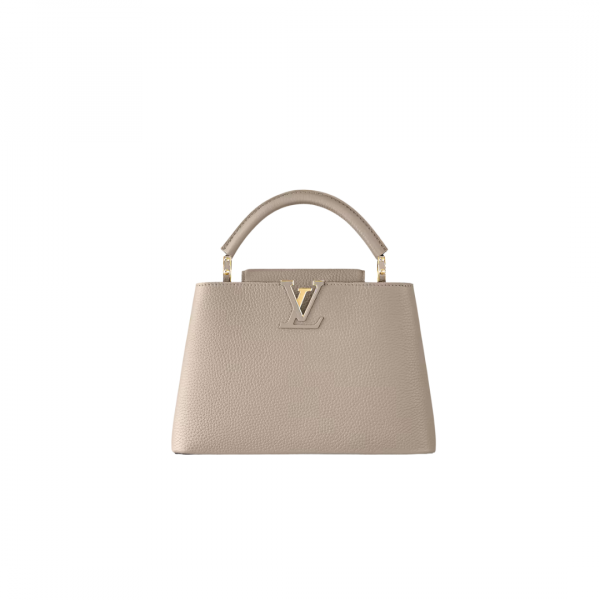 Louis Vuitton Capucines MM Handle Bag Nude