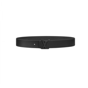 Alternative view of LV Initiales Matte Black Belt