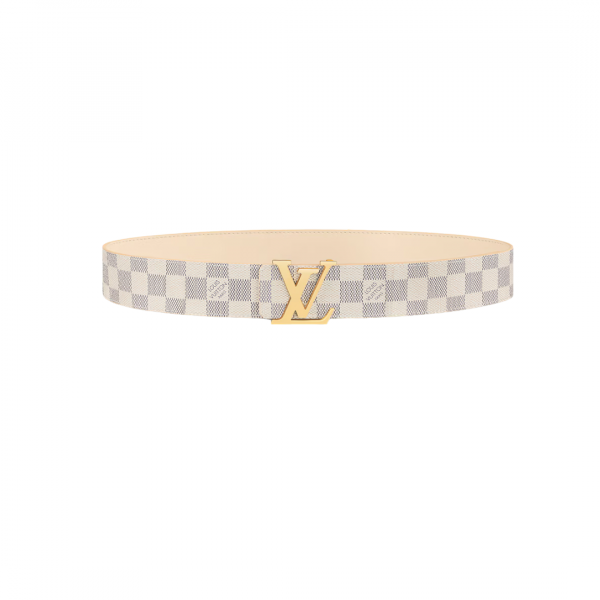LV Initiales Monogram/Nude Reversible Belt