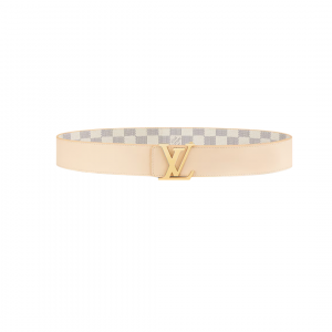 Alternative view of LV Initiales Monogram/Nude Reversible Belt