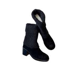 Alternative view of Chanel Black Suede