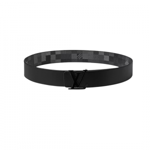 Alternative view of LV Initiales Monogram Black Reversible Belt