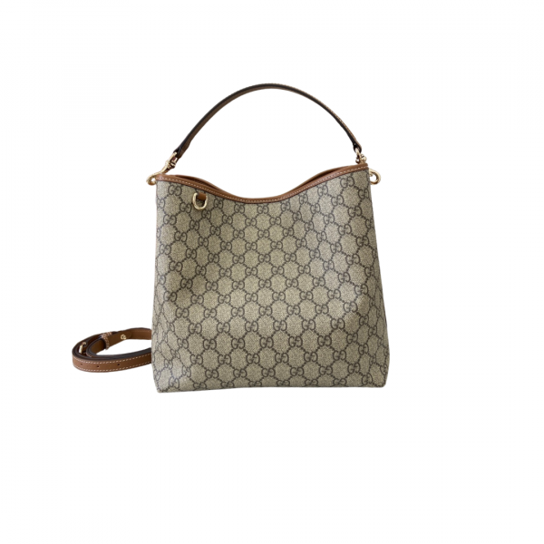 Gucci B 3 Handle Bag Large Brown Monogram