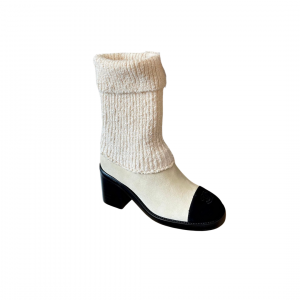 Alternative view of Chanel White Suede