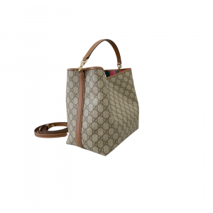 Alternative view of Gucci B 3 Handle Bag Large Brown Monogram