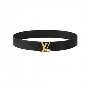 LV Initiales Pearls Reversible Black Belt