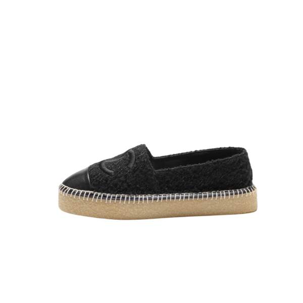Chanel Black Espadrillas