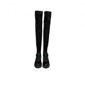 Alternative view of Chanel Thigh high boots Black