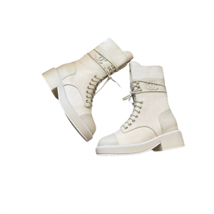 Alternative view of Chanel White High Boot
