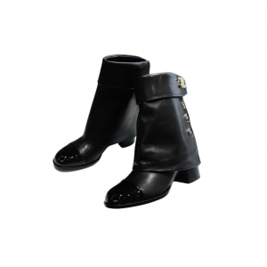 Alternative view of Chanel Fold Over Boots Mid Black