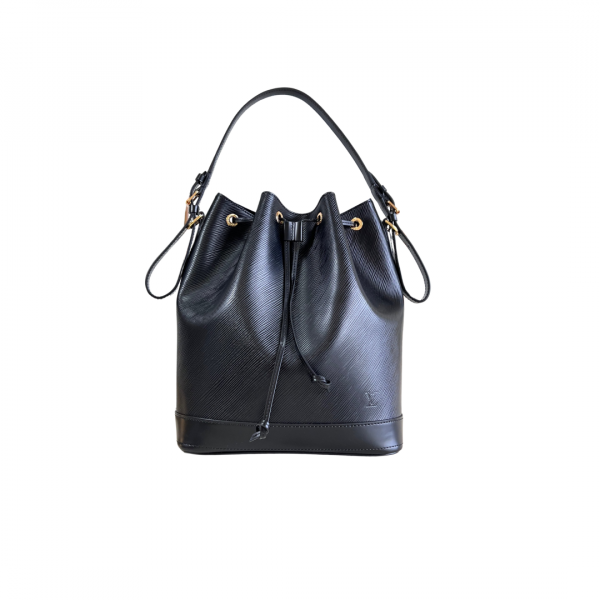 Louis Vuitton Noe Epi Shoulder Bag Black