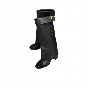 Alternative view of Chanel Fold Over Boots High Black