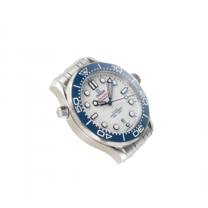 Alternative view of Omega Seamaster Steel Blue/White