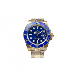 Alternative view of Rolex Submariner Gold Blue