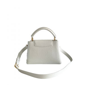 Alternative view of Louis Vuitton Capucines MM Handle Bag White