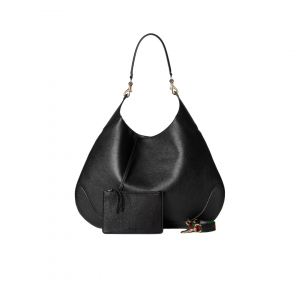Alternative view of Gucci B Shoulder Bag Black Leather