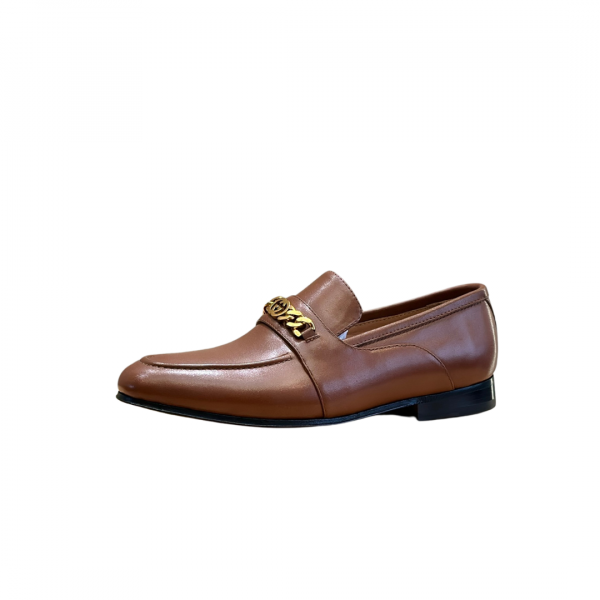 Gucci Brown Chain Loafer