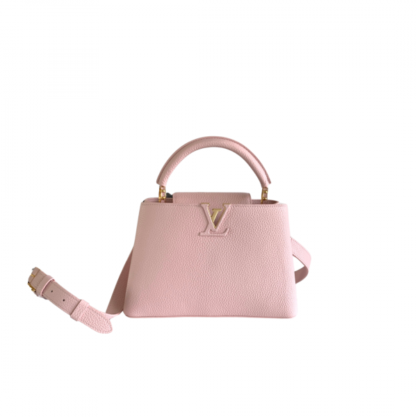Louis Vuitton Capucines MM Handle Bag Pink