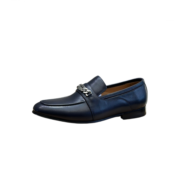 Gucci Blue Chain Loafer