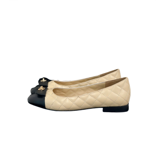 Chanel Cream Ballerina