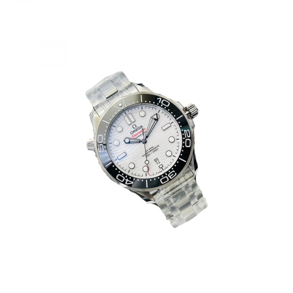 Omega Seamaster Steel Black/White