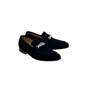 Alternative view of Gucci Blue Suede Chain Loafer