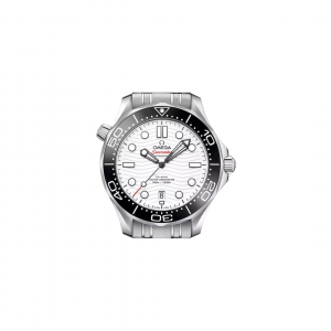 Alternative view of Omega Seamaster Steel Black/White