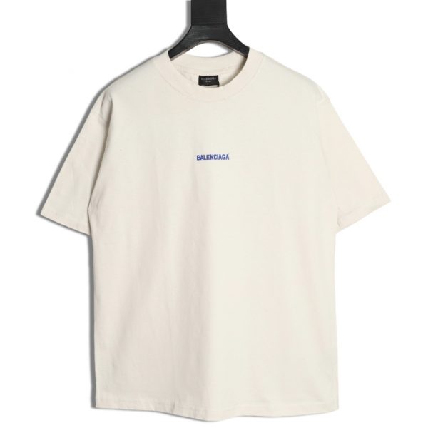 Balenciaga lettering embroidered on the front and back