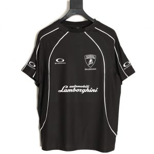 Balenciaga Lamborghini Co-Branded Short-Sleeve T-Shirt
