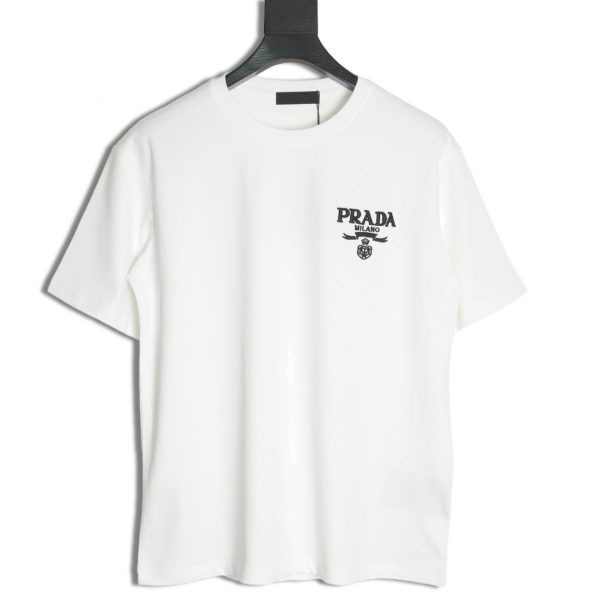 Prada small logo short-sleeved T-shirt