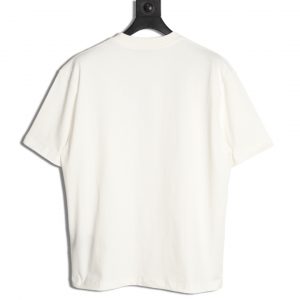 Prada Classic Leather Pocket Tag Short Sleeve White - Image 2