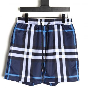Burberry Burberry Classic Large Check Beach Shorts Blue